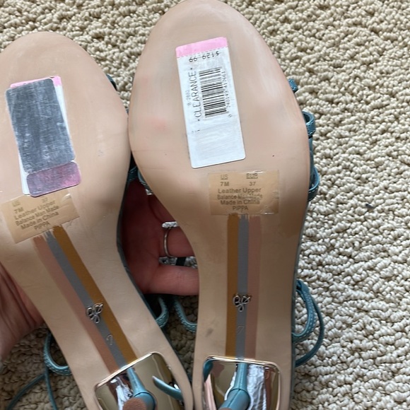 Sam Edelman Blue Sage Strappy Pippa Sandals - Picture 6 of 10